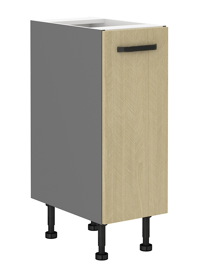 Unterschrank 30 cm mit Vorratauszug SCANDI