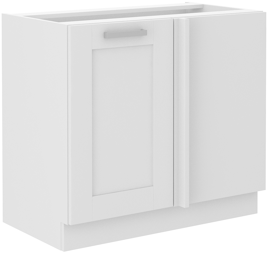 Eckunterschrank 105 cm - LUNA WH/WH