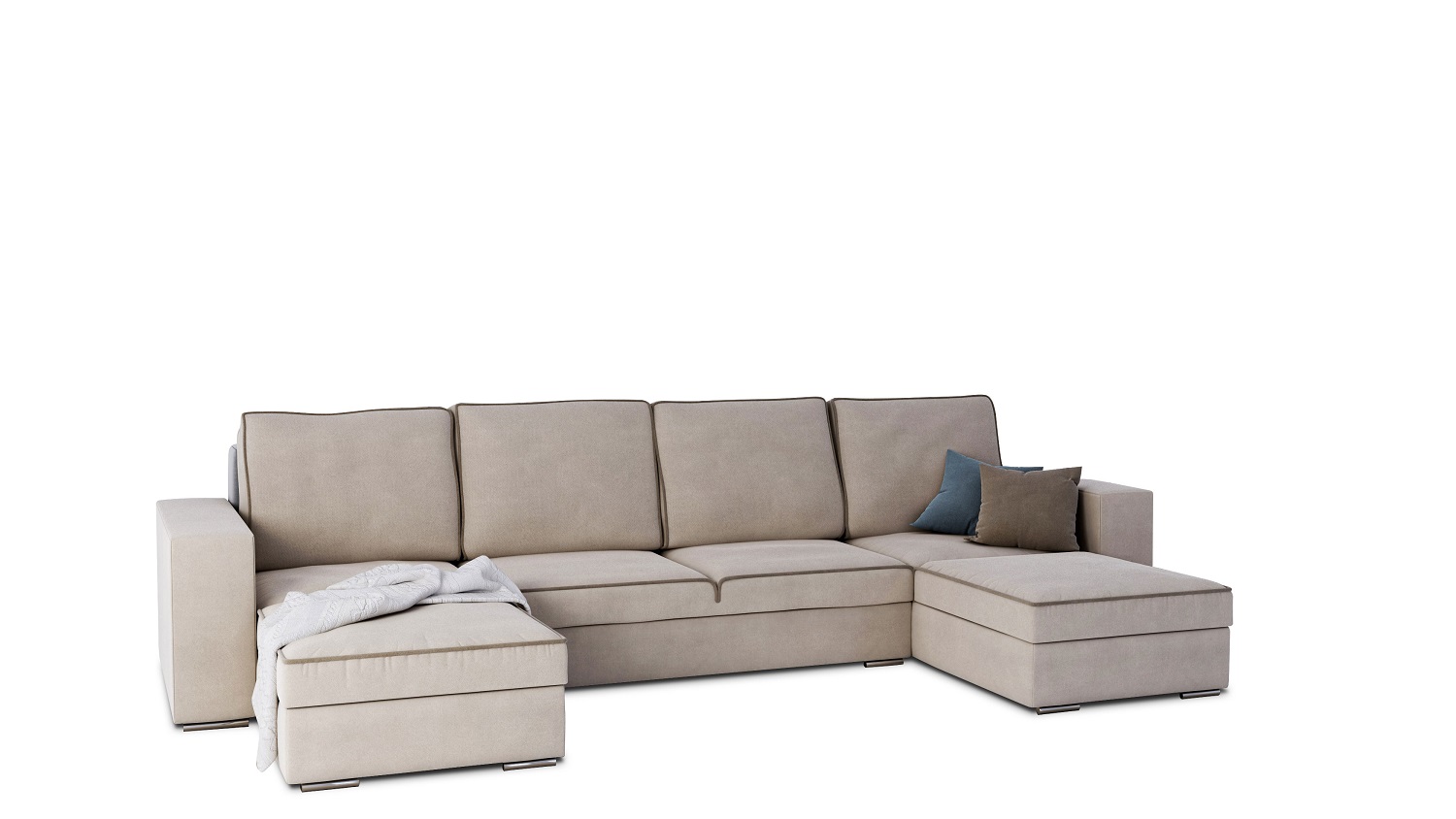 Wohnlandschaft Ascot mit Bettfunktion