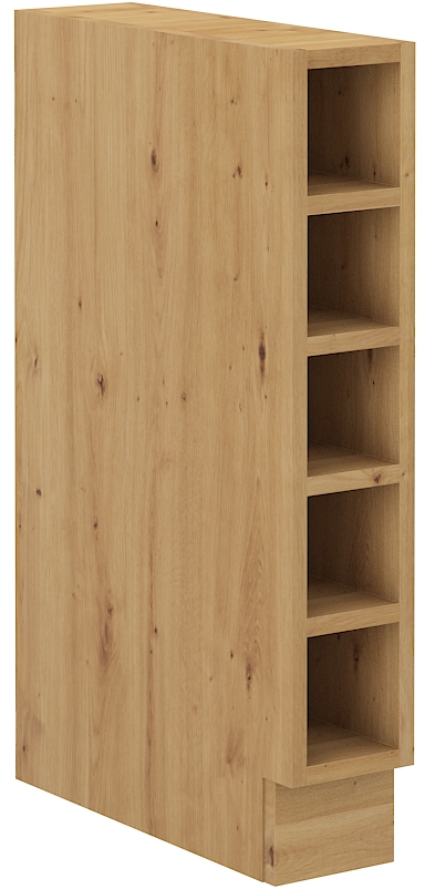 Offener Unterschrank 15 cm - LUNA WH/WH