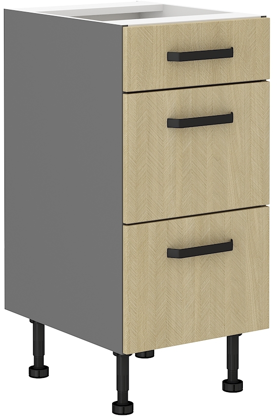 Unterschrank 40 cm mit Schubladen SCANDI