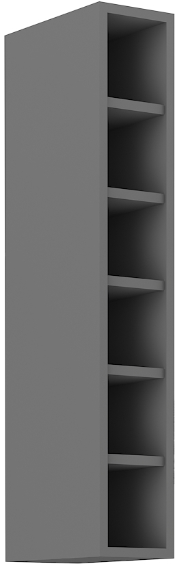 Offener Oberschrank 15 cm / 90 cm SCANDI