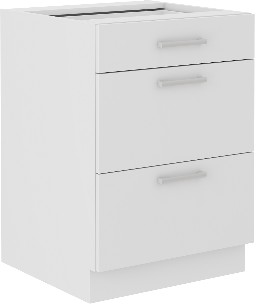Unterschrank mit 3 Schubladen 60 cm Eko WHITE