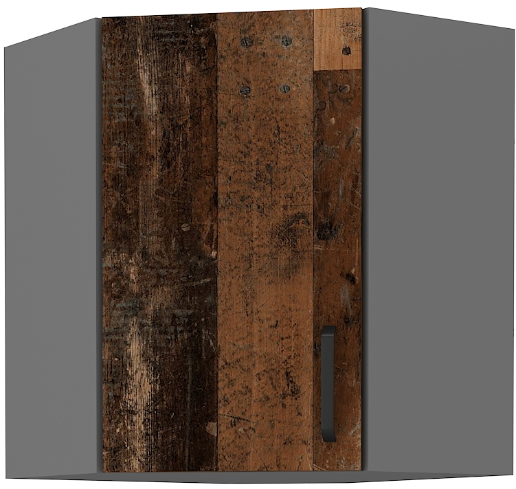 Eckoberschrank 60x60 cm / 72 cm Oldstyle