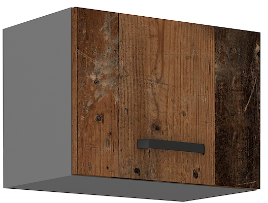 Oberschrank  50 cm / 36 cm mit Klapptür Oldstyle